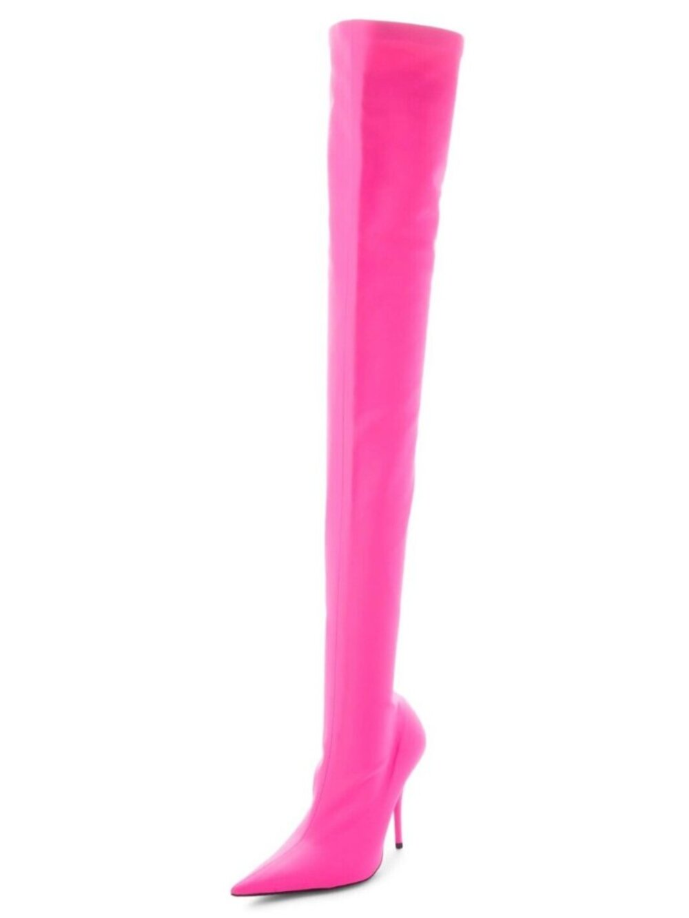 $2190 Balenciaga Women's Knife Over-the-Knee Heel Boots Pink Size 38.5 / US 8.5